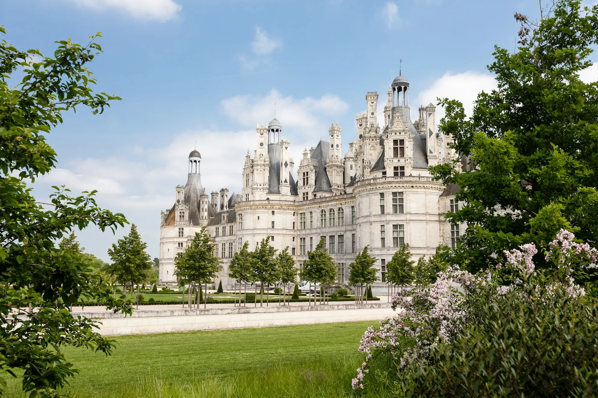 balade a velo autour du chateau de chambord